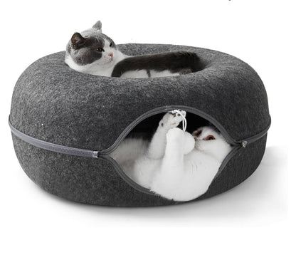 CozyCat Round Felt Bed