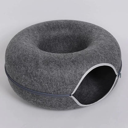 CozyCat Round Felt Bed