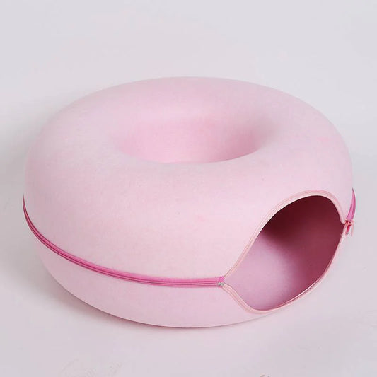 CozyCat Round Felt Bed